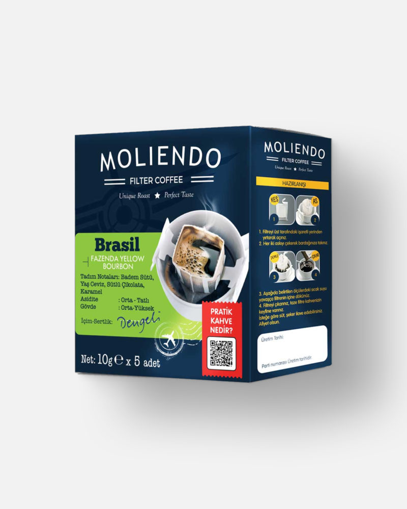 Moliendo Brasil Fazenda Yellow Bourbon Pratik Filtre Kahve
