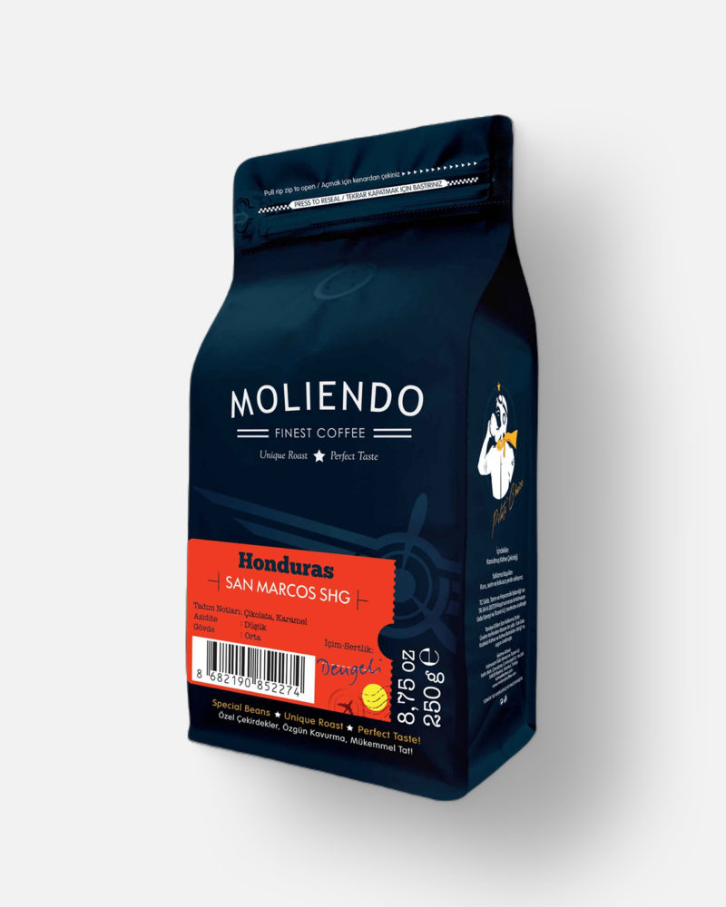 Moliendo Honduras San Marcos SHG Yöresel Kahve 250 gr.