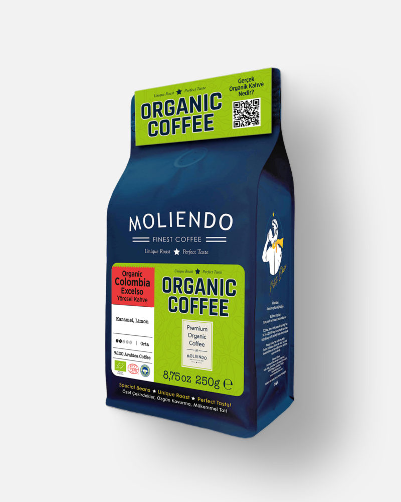 Moliendo Organic Colombia Excelso Yöresel Kahve 250 g (Çekirdek)