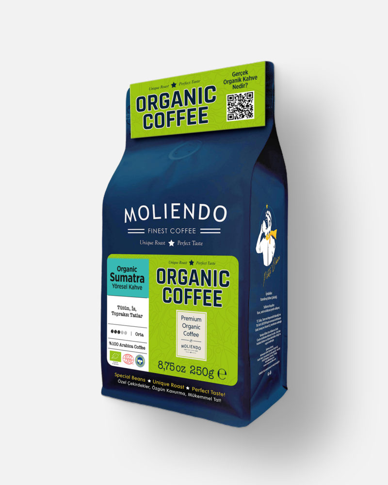 Moliendo Organic Indonesia Sumatra Yöresel Kahve 250 g (Çekirdek)