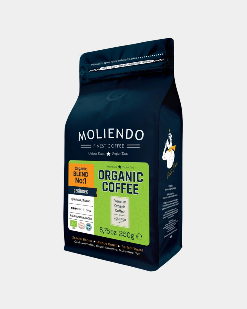 Moliendo Organic Blend No:1 Kahve 250 g (Çekirdek)